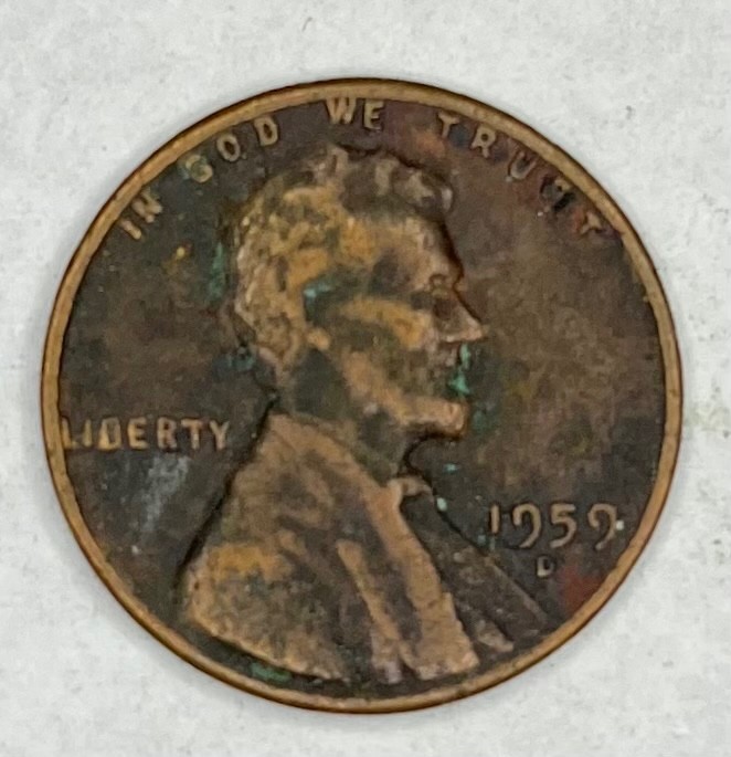 1959 D Lincoln Cent Penny