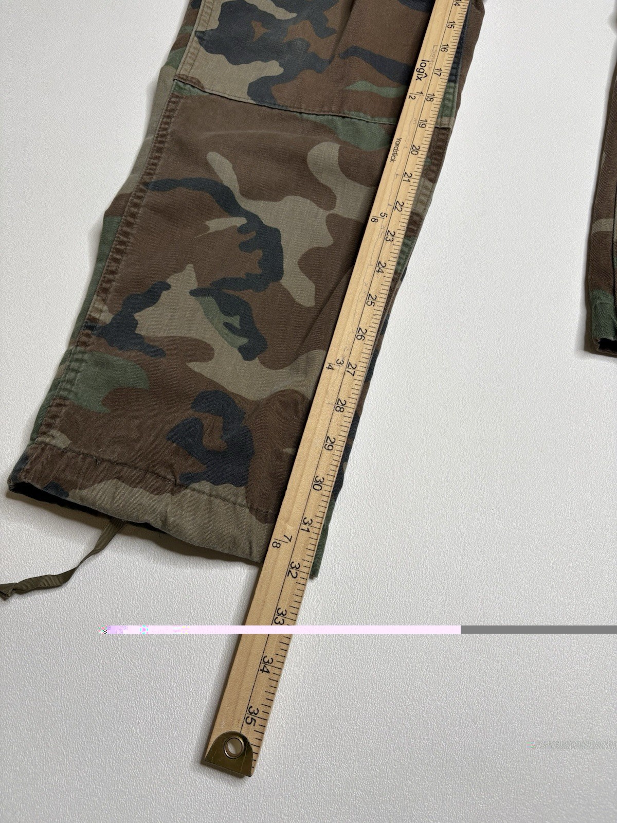 Woodland Camouflage Pattern Combat Trousers Size Small Long
