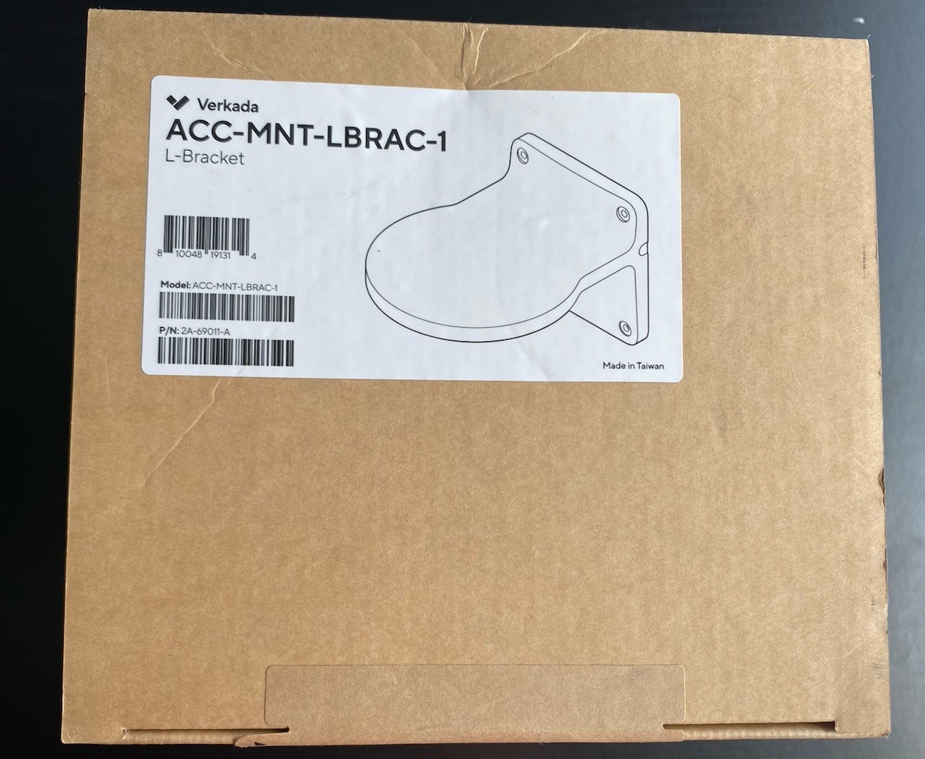 VERKADA ACC-MNT-LBRAC-1 L-BRACKET MOUNT 2A-69011-A