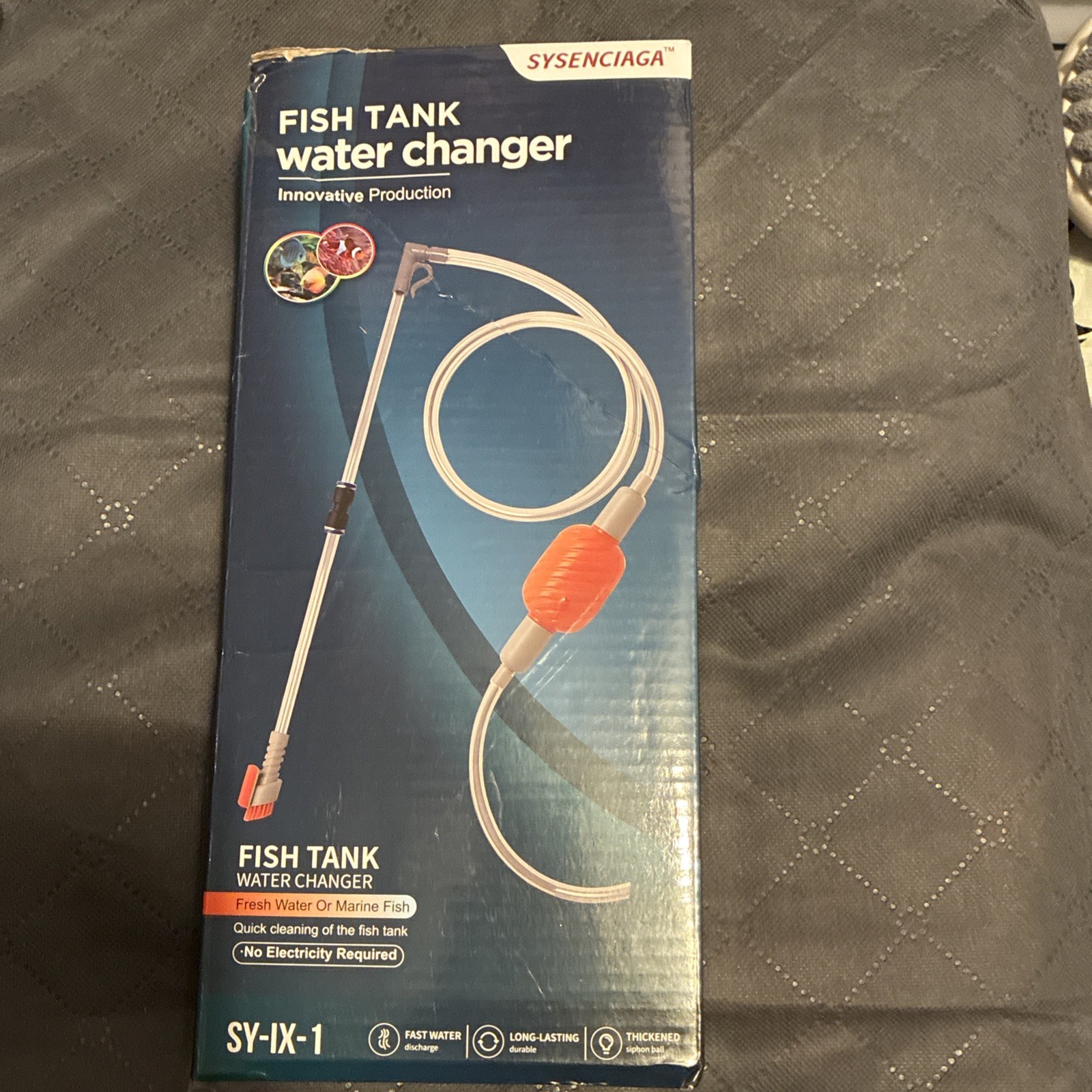 Fish Tank  Water Changer Fresh Water Or Marine No Electricity Required SY-IX-1