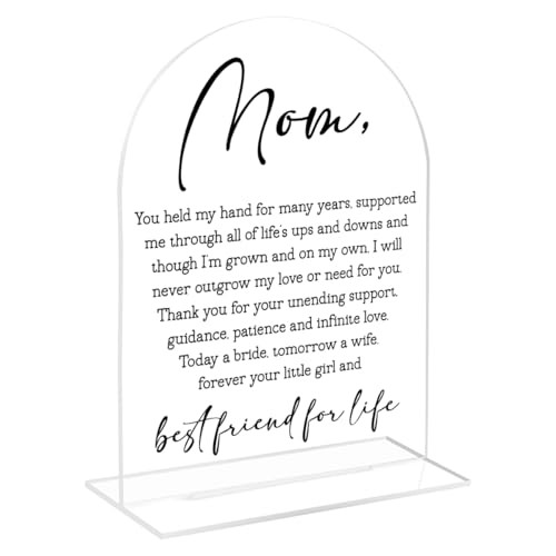 Mother of the Bride Gifts from Daughter Mothers Day Gifts for Mom Bride Mom