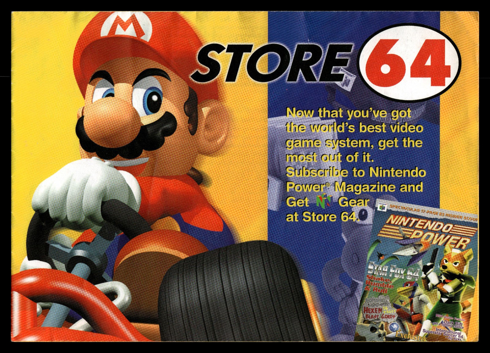 Nintendo 64 "Store 64" Catalog Insert [HW-NUS-USA-1]