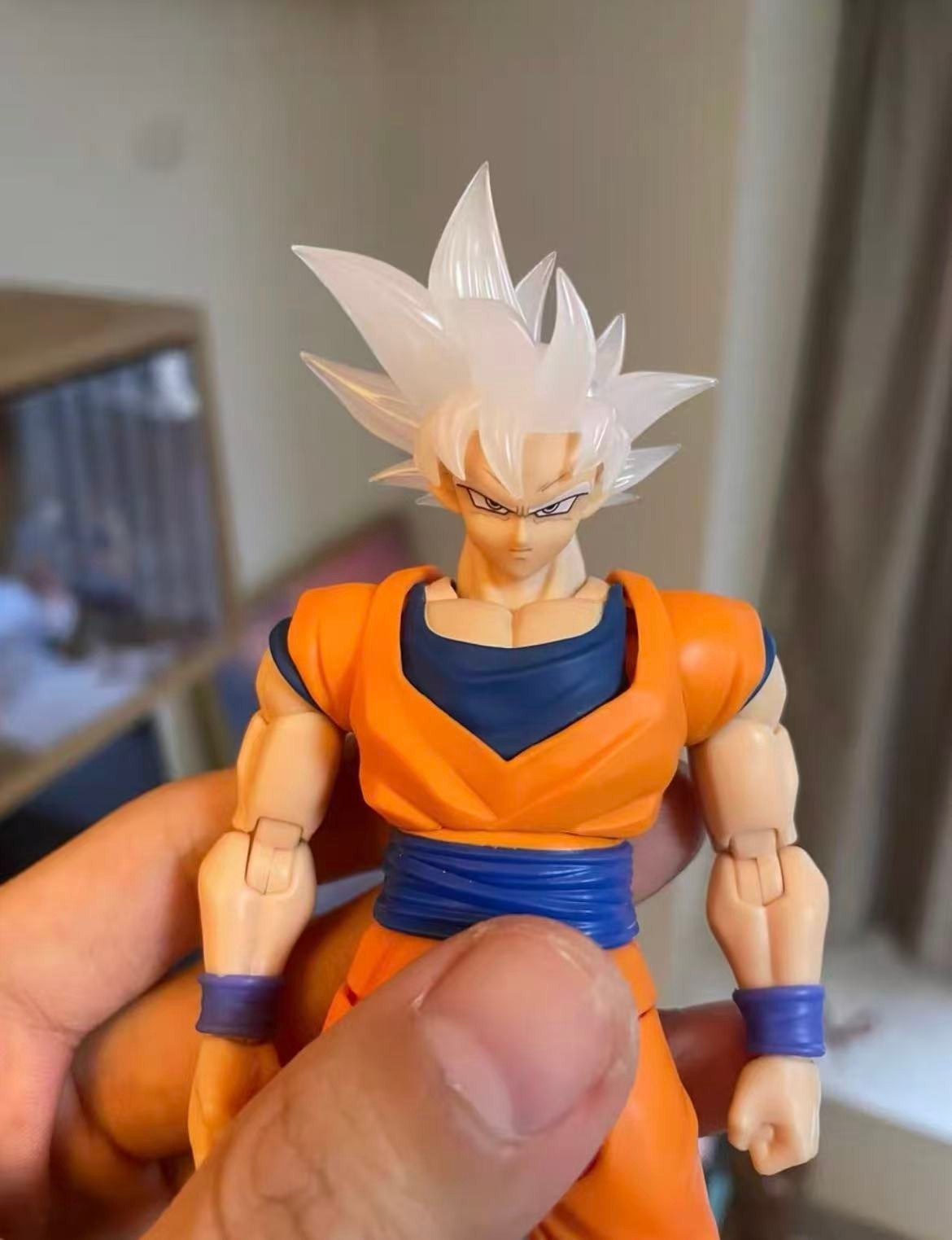 Custom 1/12 shf UI Goku Super Saiyan Goku Ultra Instinct Head Sculpt No Figure