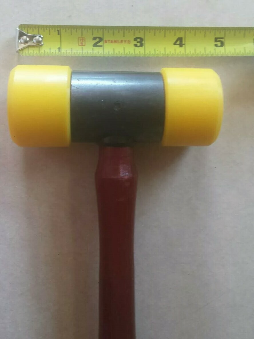 Bearcat RT-37 Non-Marring Replaceable Tip Hammer, 24 oz.