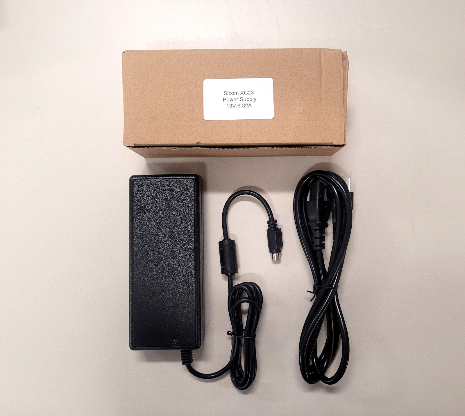 Sicom Xenial Compatible Power Supply for POS XC23 Terminal with Power Cord NEW
