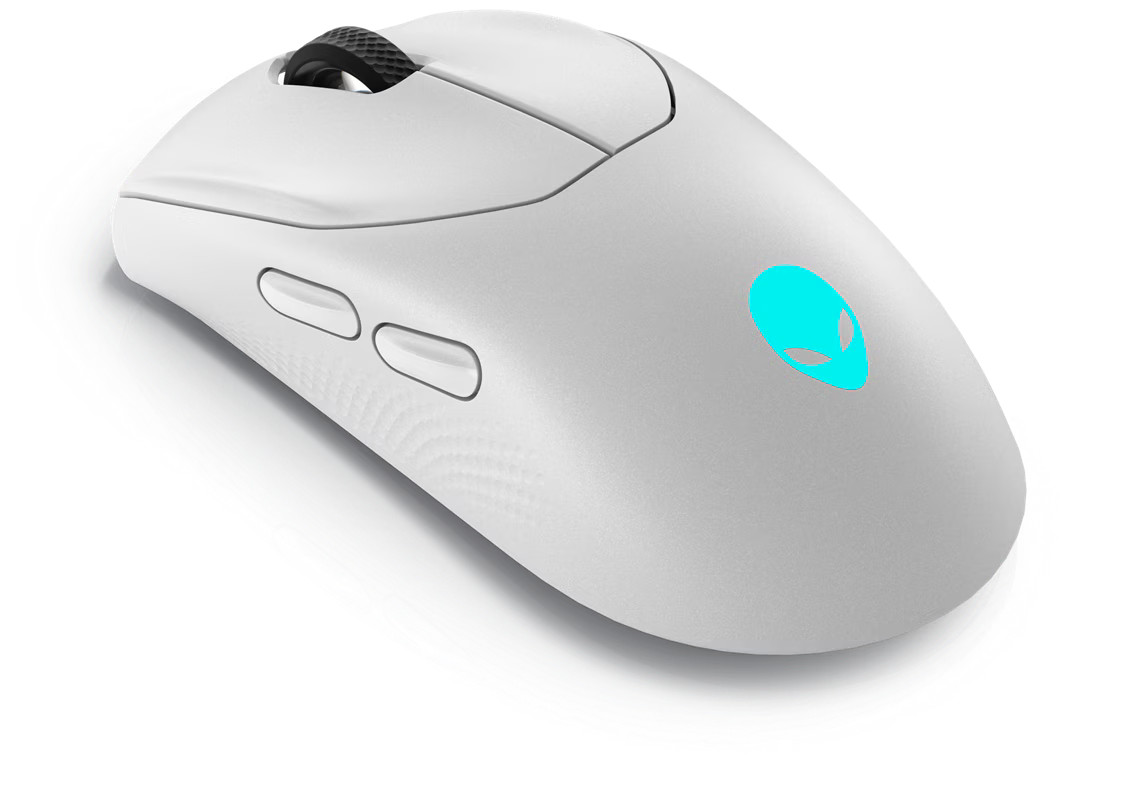 NEW Alienware Tri-Mode AW720M Wireless Gaming Mouse, Optical Sensor, Lunar Light