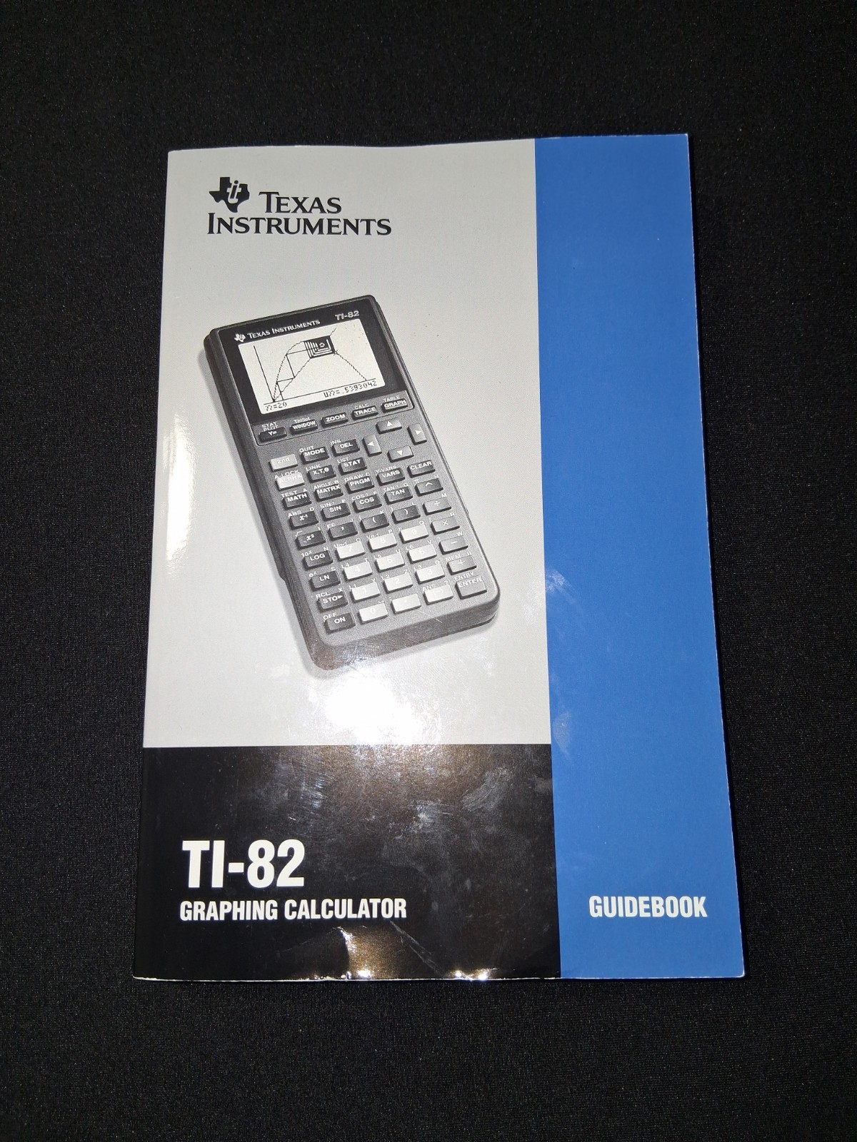 Texas Instruments TI-82 Graphing Calculator Guidebook Manual 1993