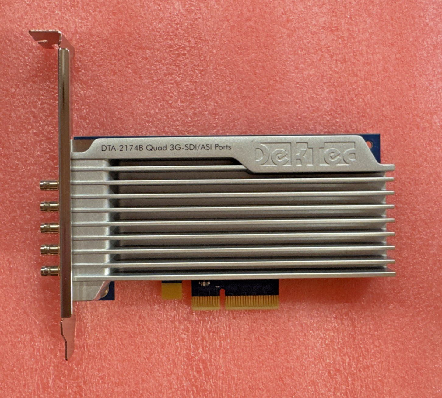 DekTec DTA-2174B Quad 3G-SDI/ASI PCIe Card (1x 12G-SDI) - 4K Genlock    ke8