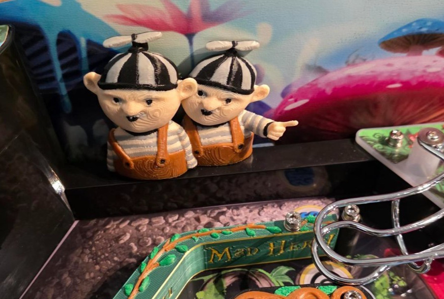 Tweedle Dee & Dumb for Alice Goes to Wonderland Pinball Playfield