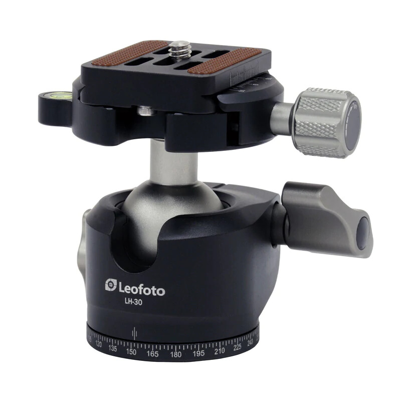 【US Dealer】Leofoto LH-30 Low Profile Ball Head with Quick Release Plate and CASE