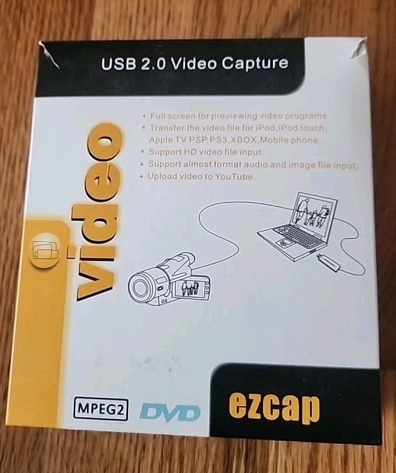 EZCap Video USB 2.0 Video Capture For PC And MAC #MPEG2 DVD