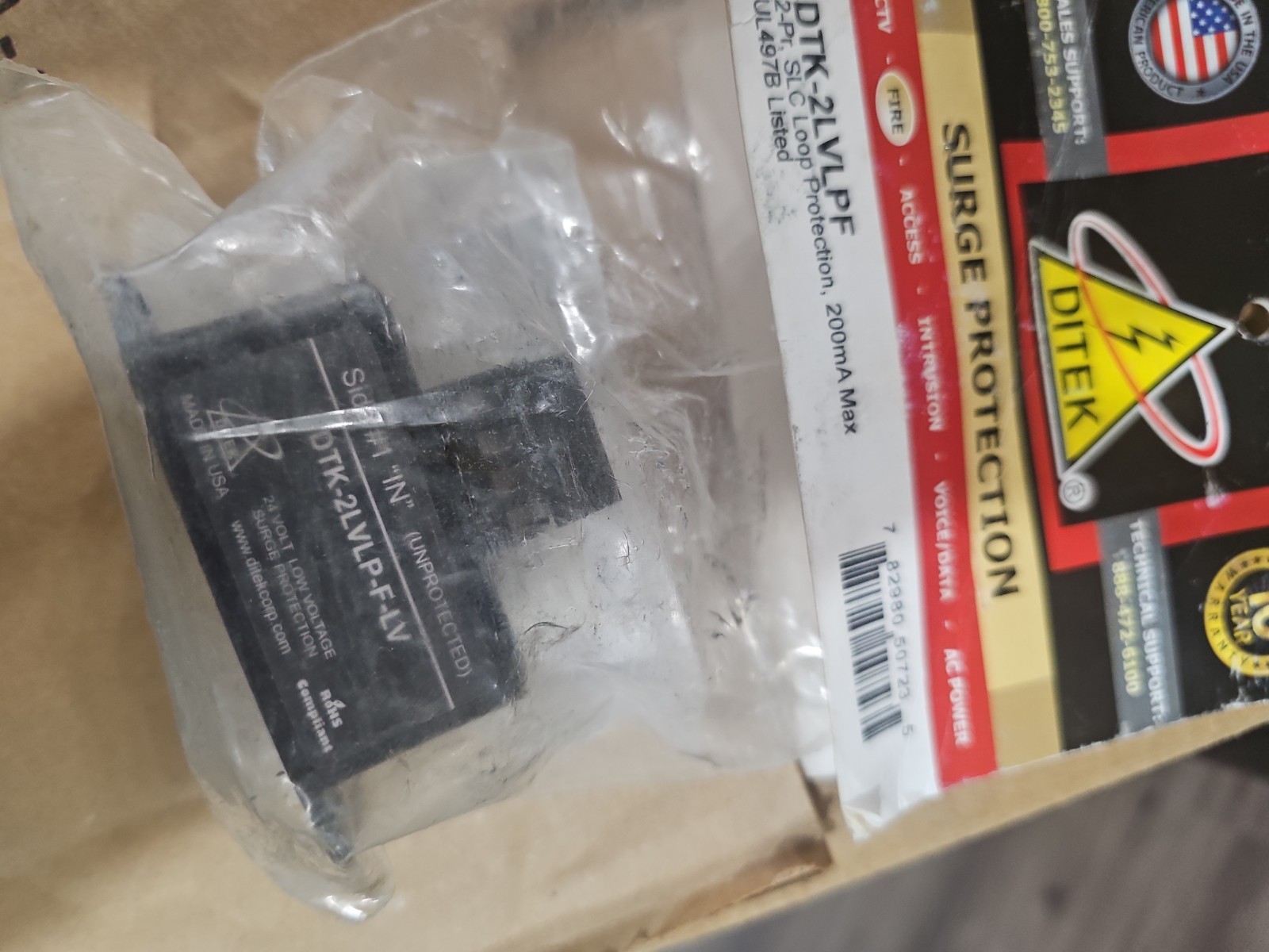 DITEK DTK-2LVLPF 2 Pair 24V SLC Surge Protection