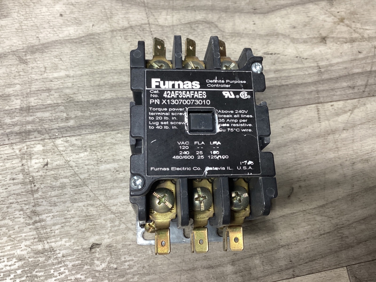 Furnas Definite Purpose Contactor X13070073010 / 42AF35AFAES #104N150