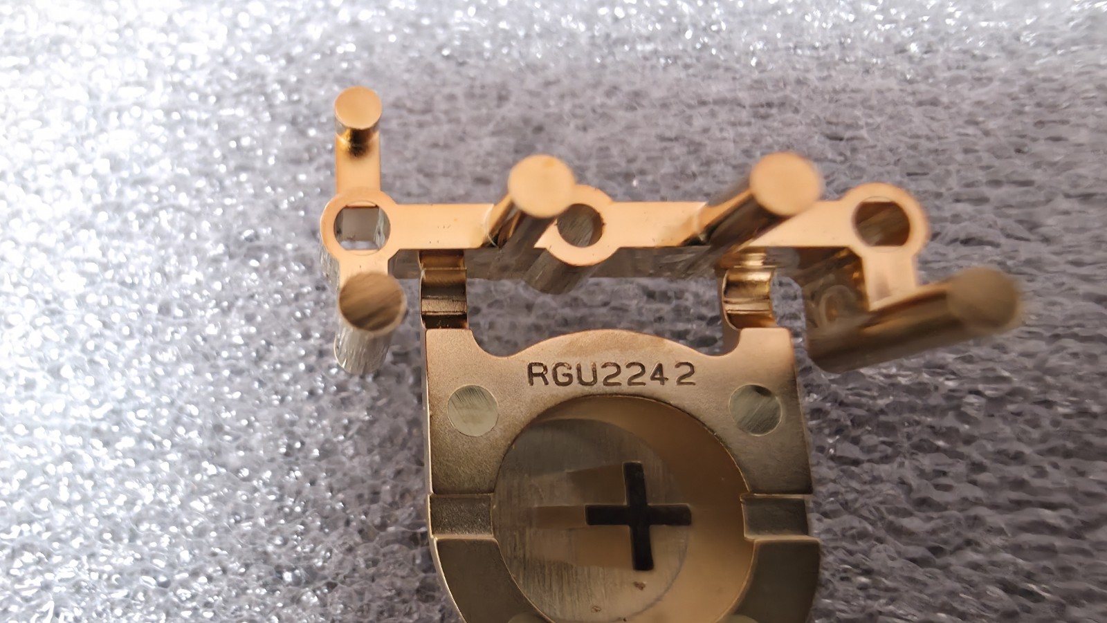 Original Reset Gold Button for Technics SL-DZ1200. Part No RGU2242
