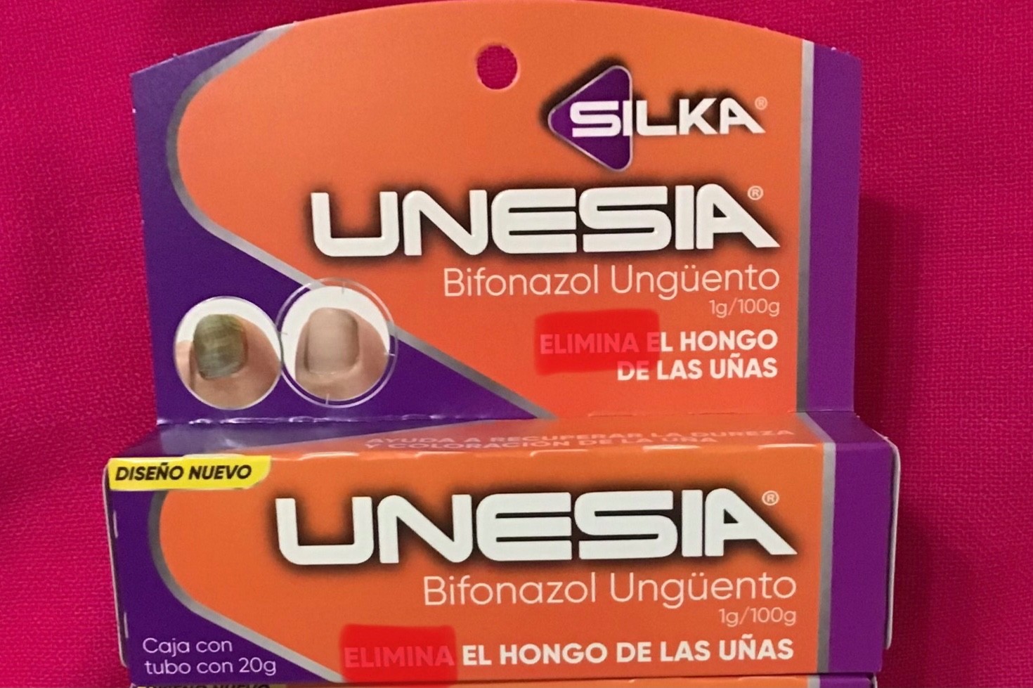 Silka Unesia Bifonazol Nail Care Cream 20g Skin & Nail Support
