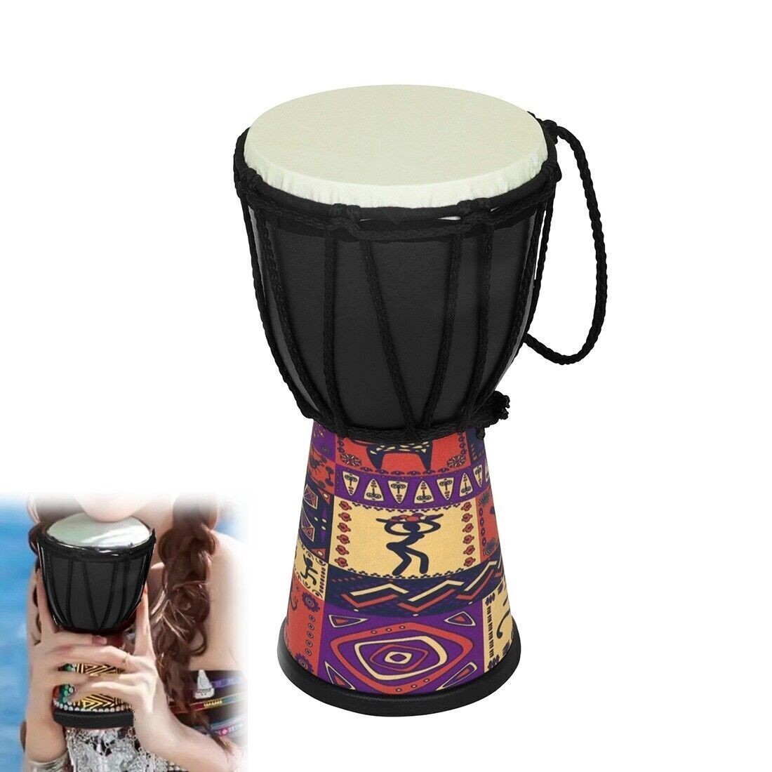 4 Inch  PVC Imitation Sheepskin Drum Head Paintings Art Kids African Djembe Drum