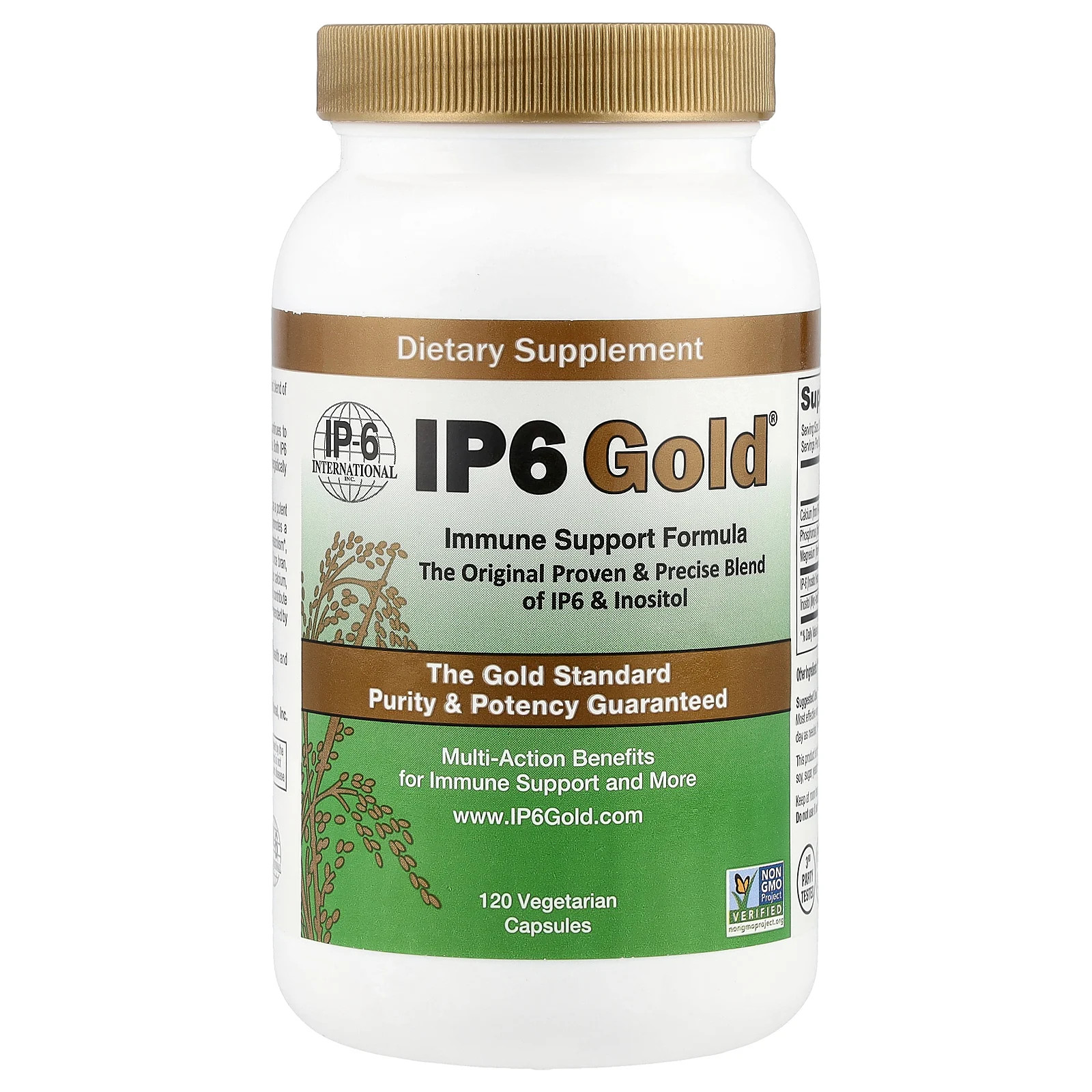 IP6 Gold®, Immune Support Formula, 120 Vegetarian Capsules