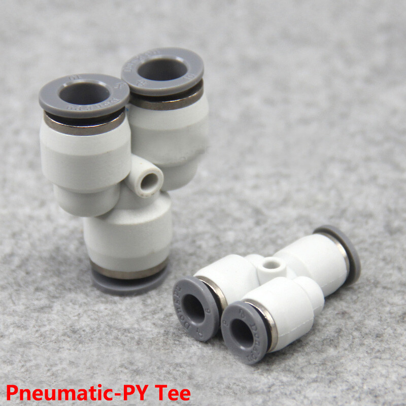 Pneumatic Connectors PY Air Hose Quick Connector Cylinder Push In Pipe Fitting