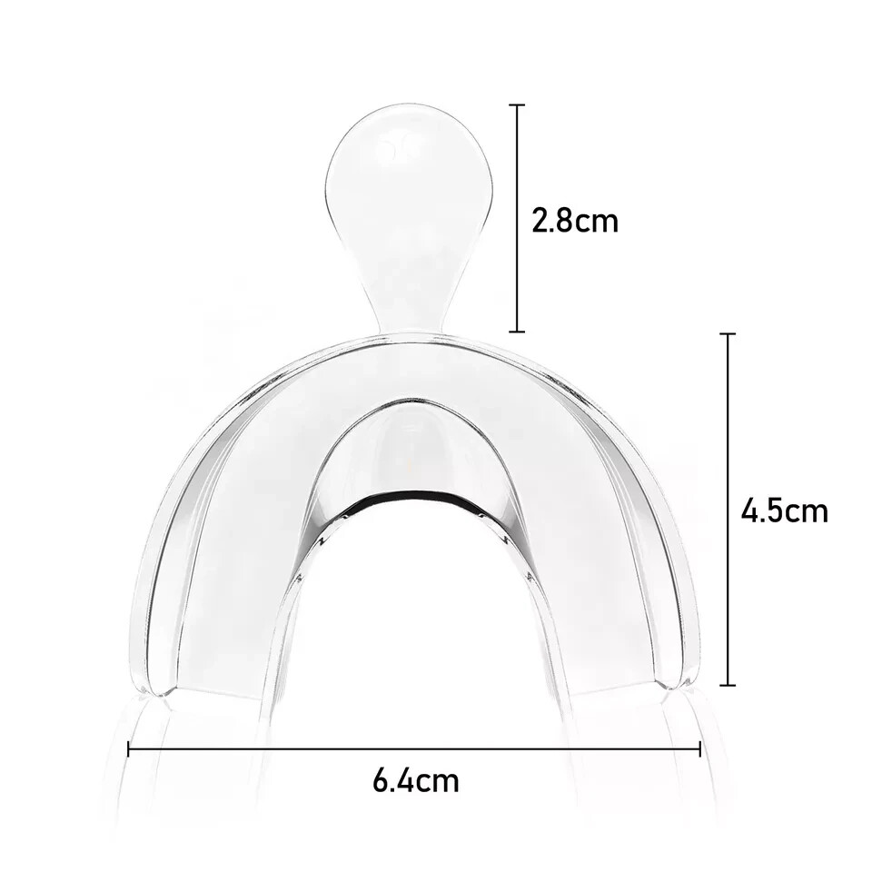 4 Pcs Mouth Moldable Bleaching Teeth Whitening Trays Guards Upper Lower Set