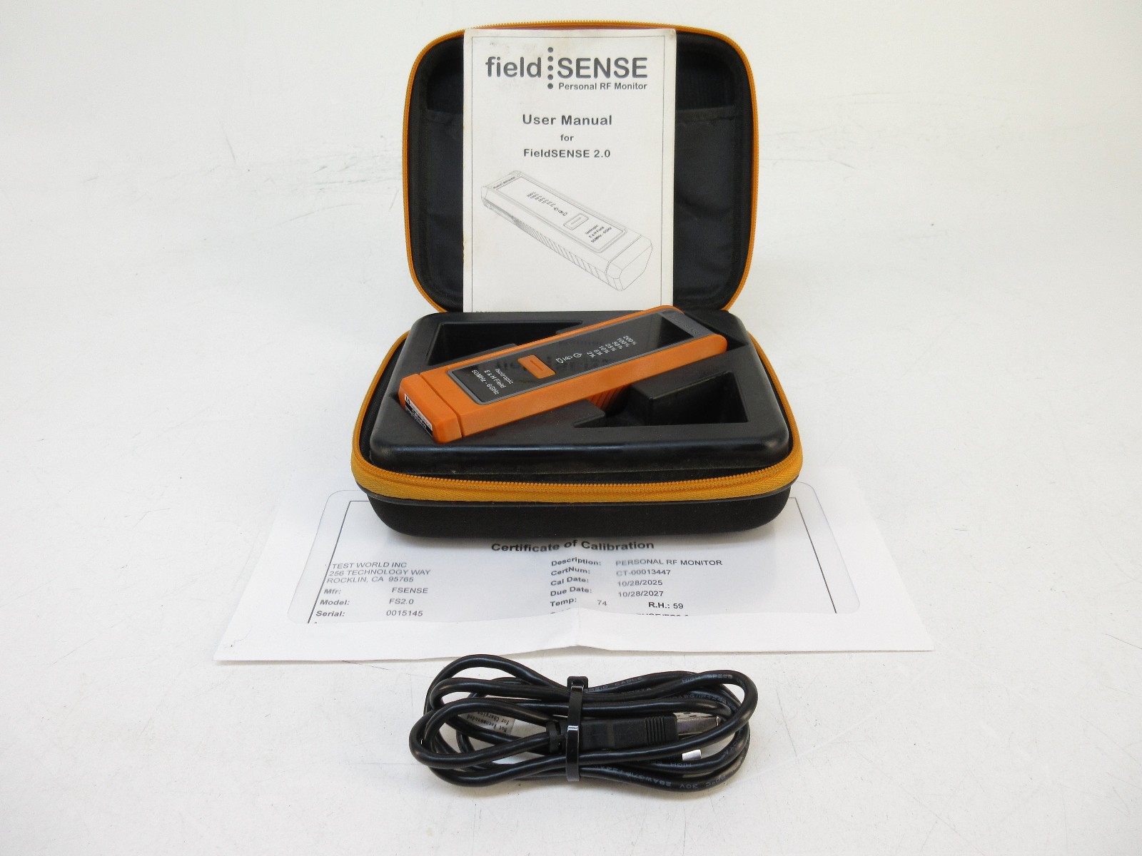 FieldSENSE 2.0 Personal E & H Field Isotropic RF Monitor 50MHz - 6GHz, Cal 10/27