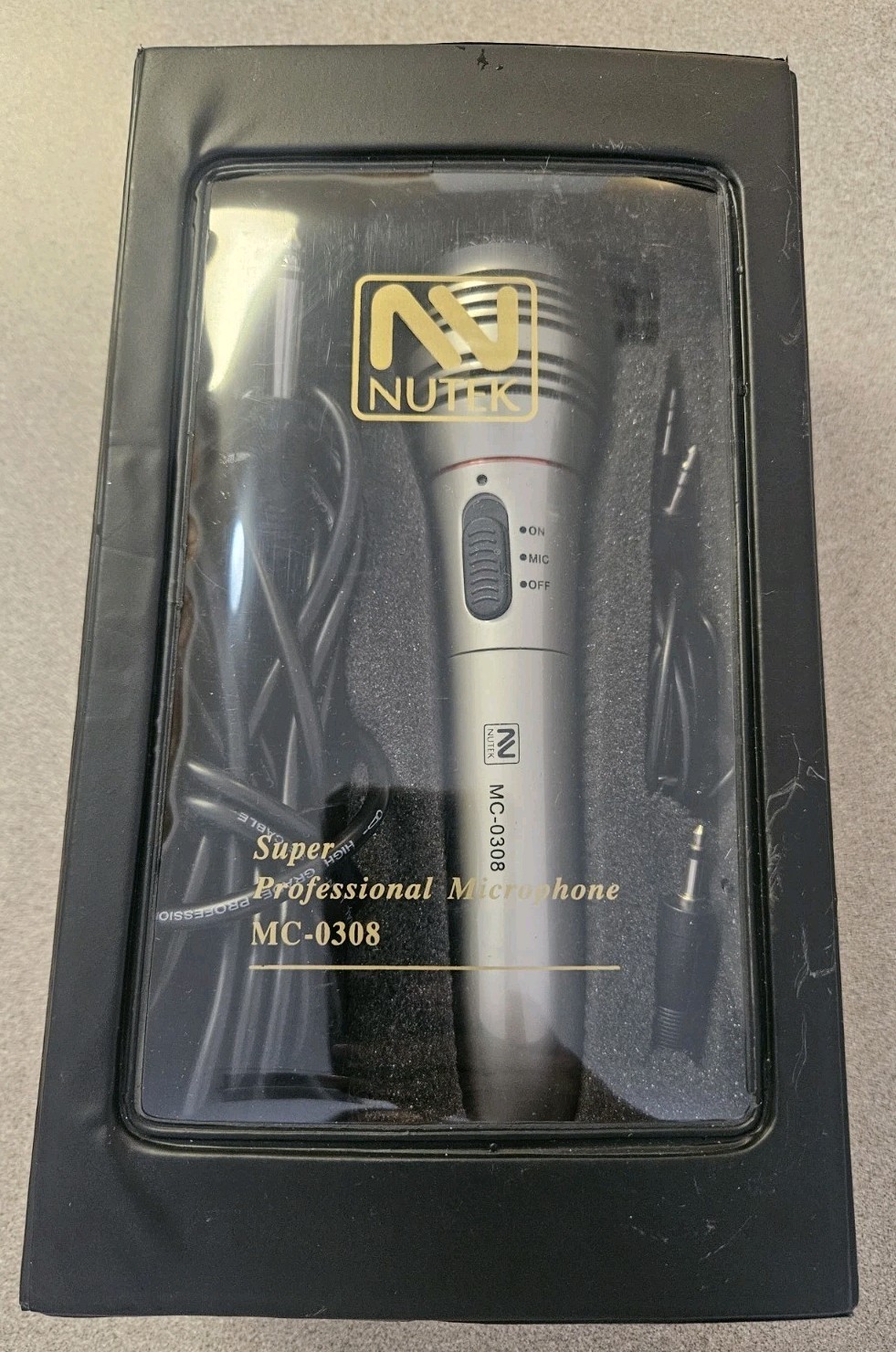 Nutek MC-0308 Super Professional Wireless & Wired Microphone System NEW IN BOX