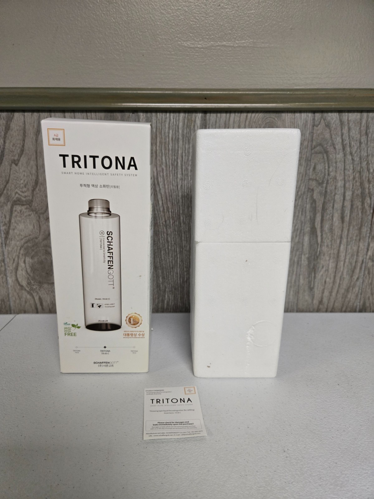 TRITONA Schaffengott Throw-Type Liquid Fire Extinguisher, Refill Solution