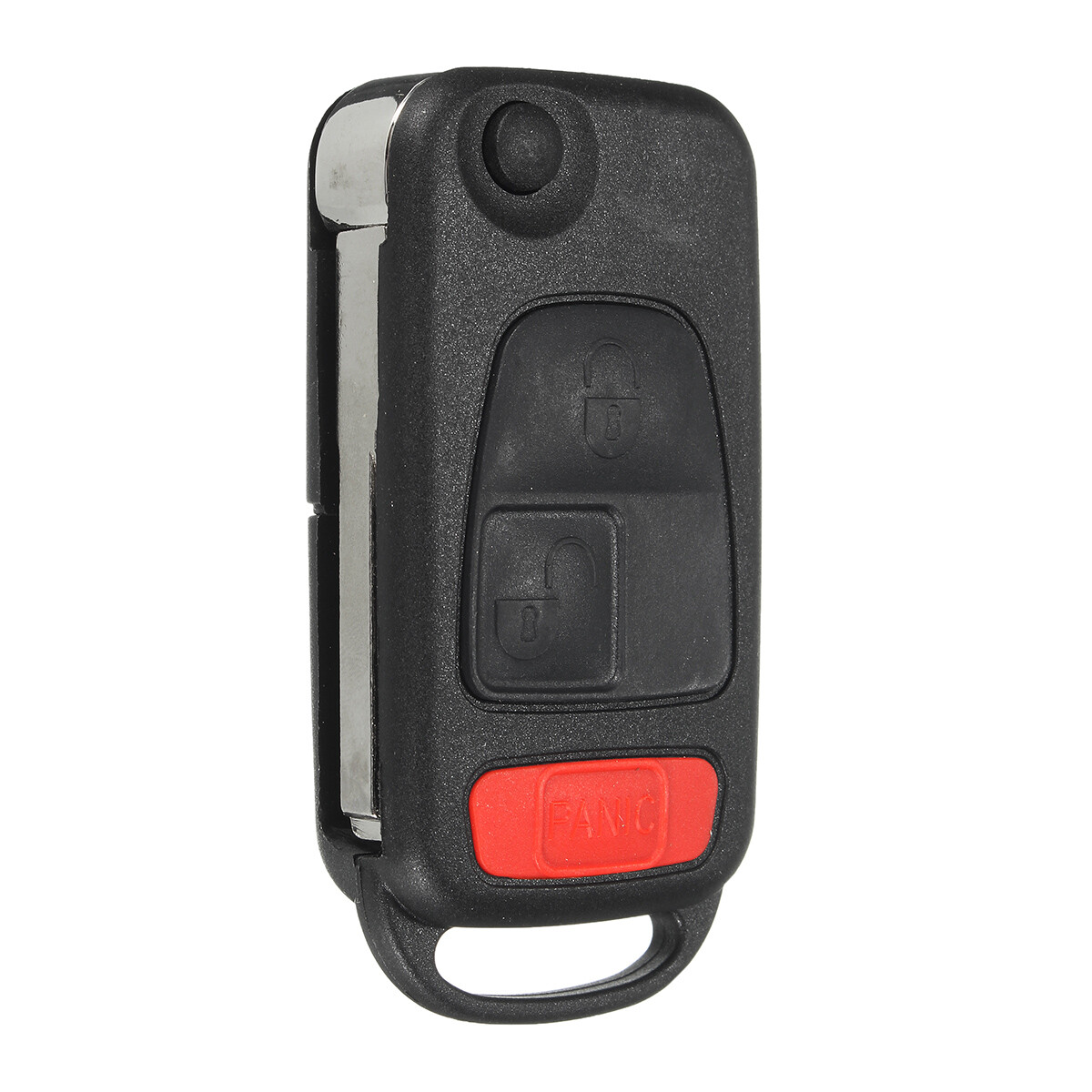 Flip Key Keyless Case Shell And Blade Black For 2004 -2008 Chrysler Crossfire