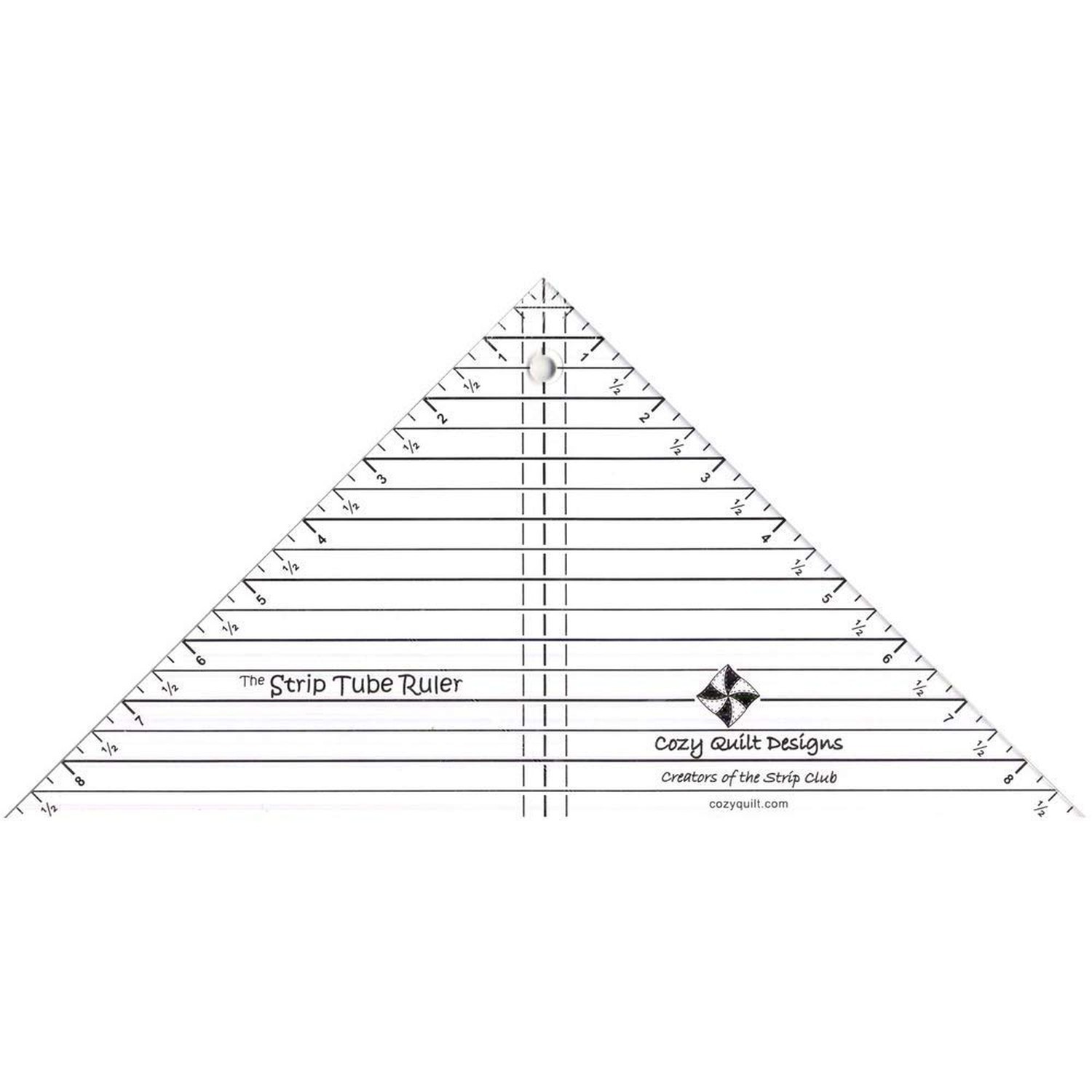 Strip Tube Ruler™ - 9.5" x 9.5" x 13.25" Top-Selling Quilting Tool for Per