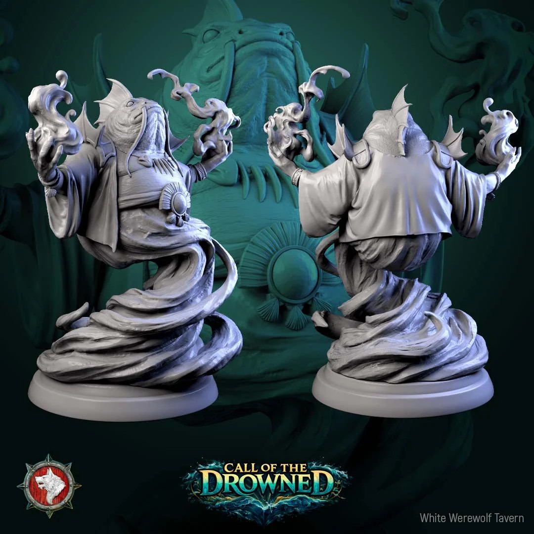 Brine Born Prophet - Resin Tabletop Miniature