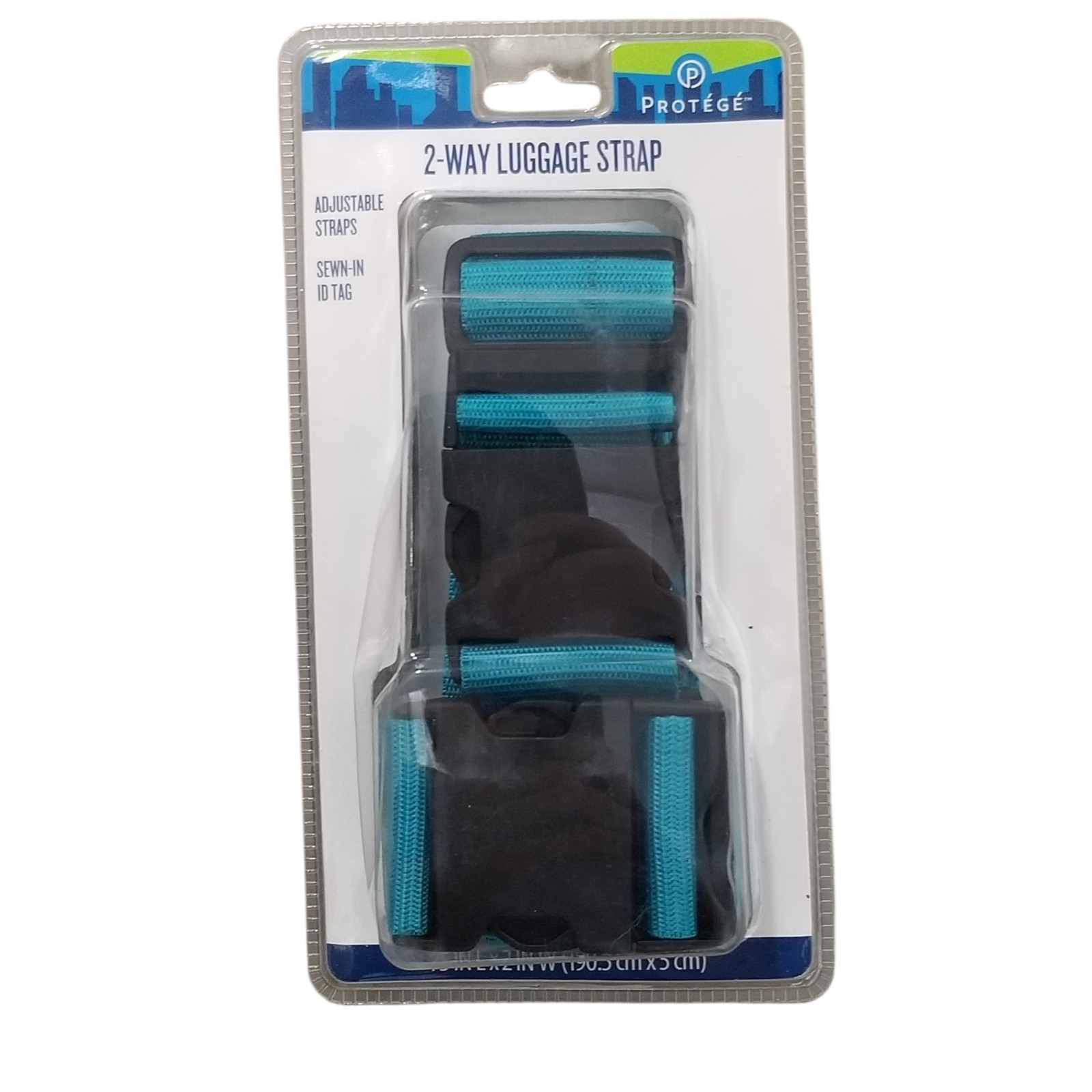 Travel Luggage Adjustable Strap Blue Fits Suitcases up to 74" NEW