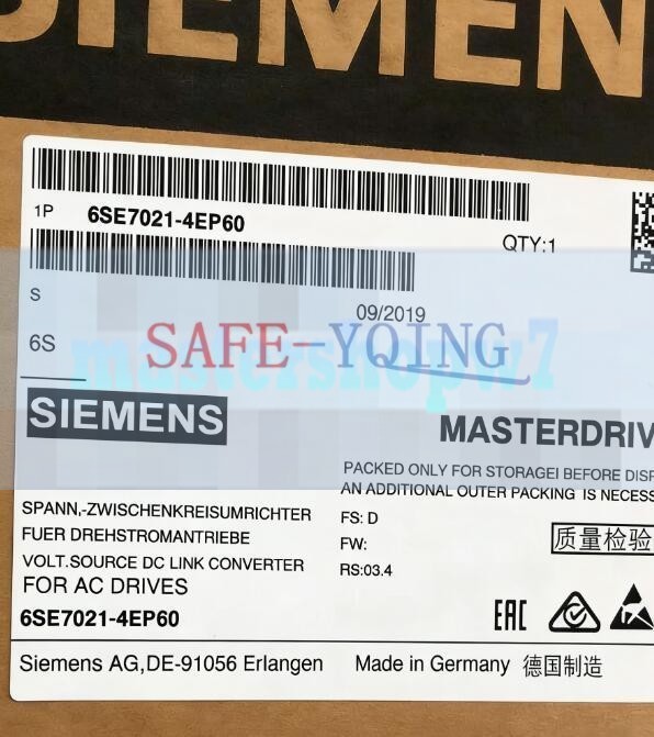 1PCS NEW SIEMENS Main Drive 6SE7021-4EP60