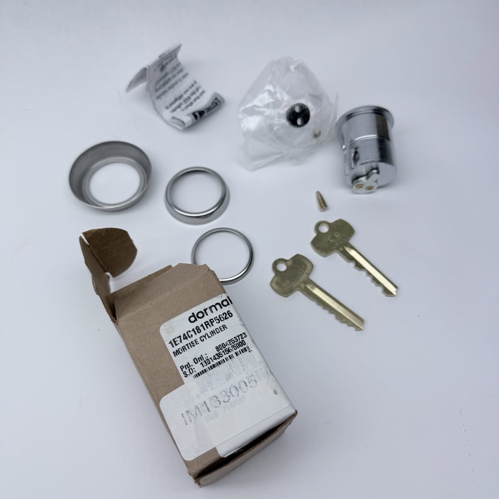 Dormakaba Mortise Cylinder Satin Chrome 1E74C181RP5626