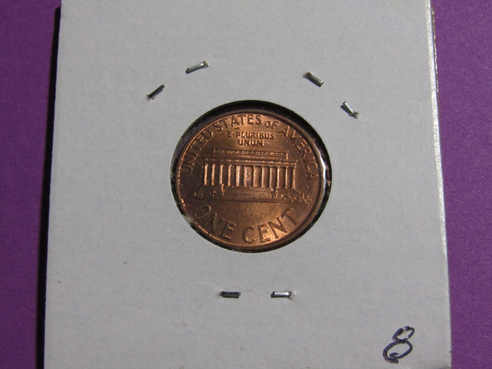 1993-P Memorial Cent Grease Filled Die #63 - Gem
