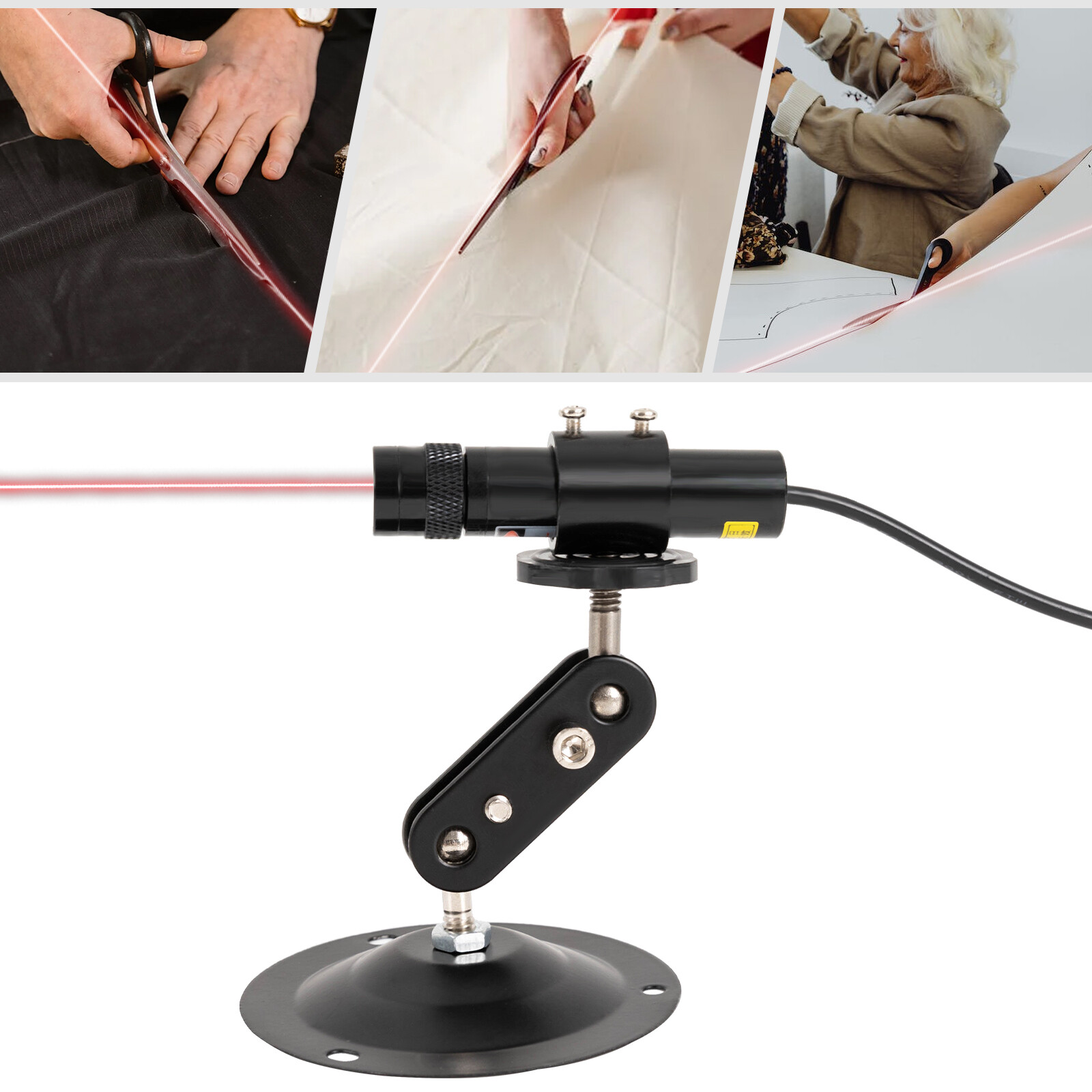 Red Line Laser Module 650nm 100mW Adjustable High Precision Laser Positioning US