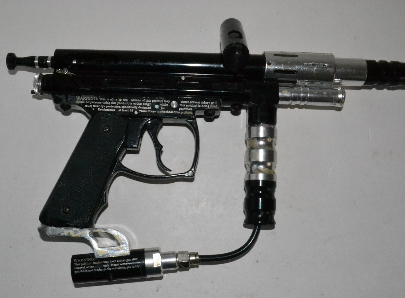 Spyder Shutter Java Edition Paint Ball Marker Gun Bundle Tested Works