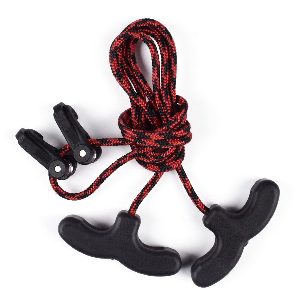 1X Crossbow Cocking Device Rope Double Handles String Puller Archery Tool