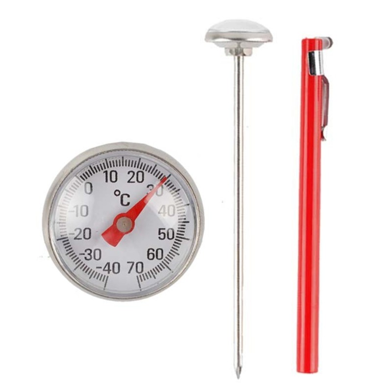 Stainless Steel Probe Temperature Gauge for Industrial and Home Refrigeration