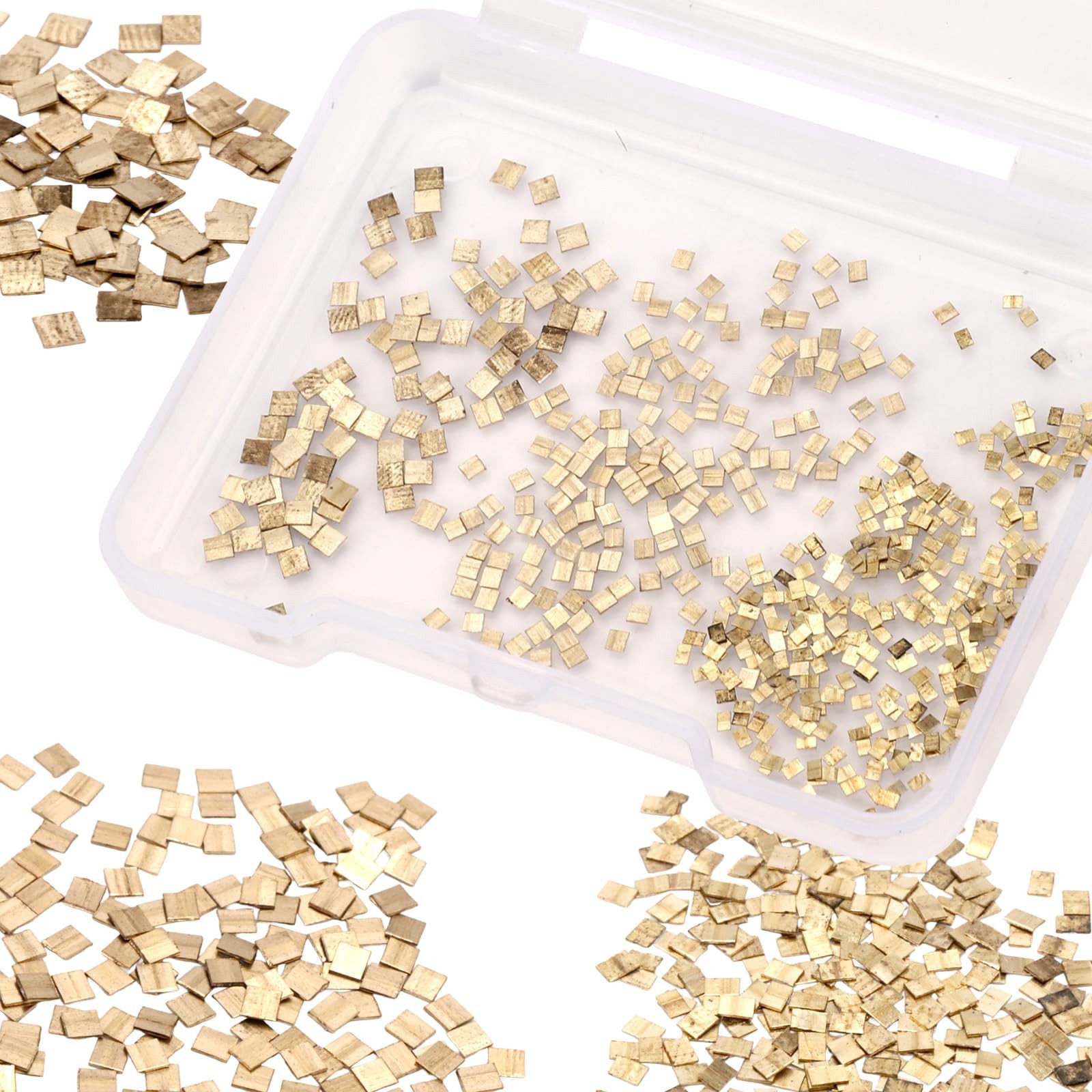 0.5 Gram (0.32DWT) Gilded Alloy Solder for Jewelry Making, 1.5x1.5mm Tiny Low...
