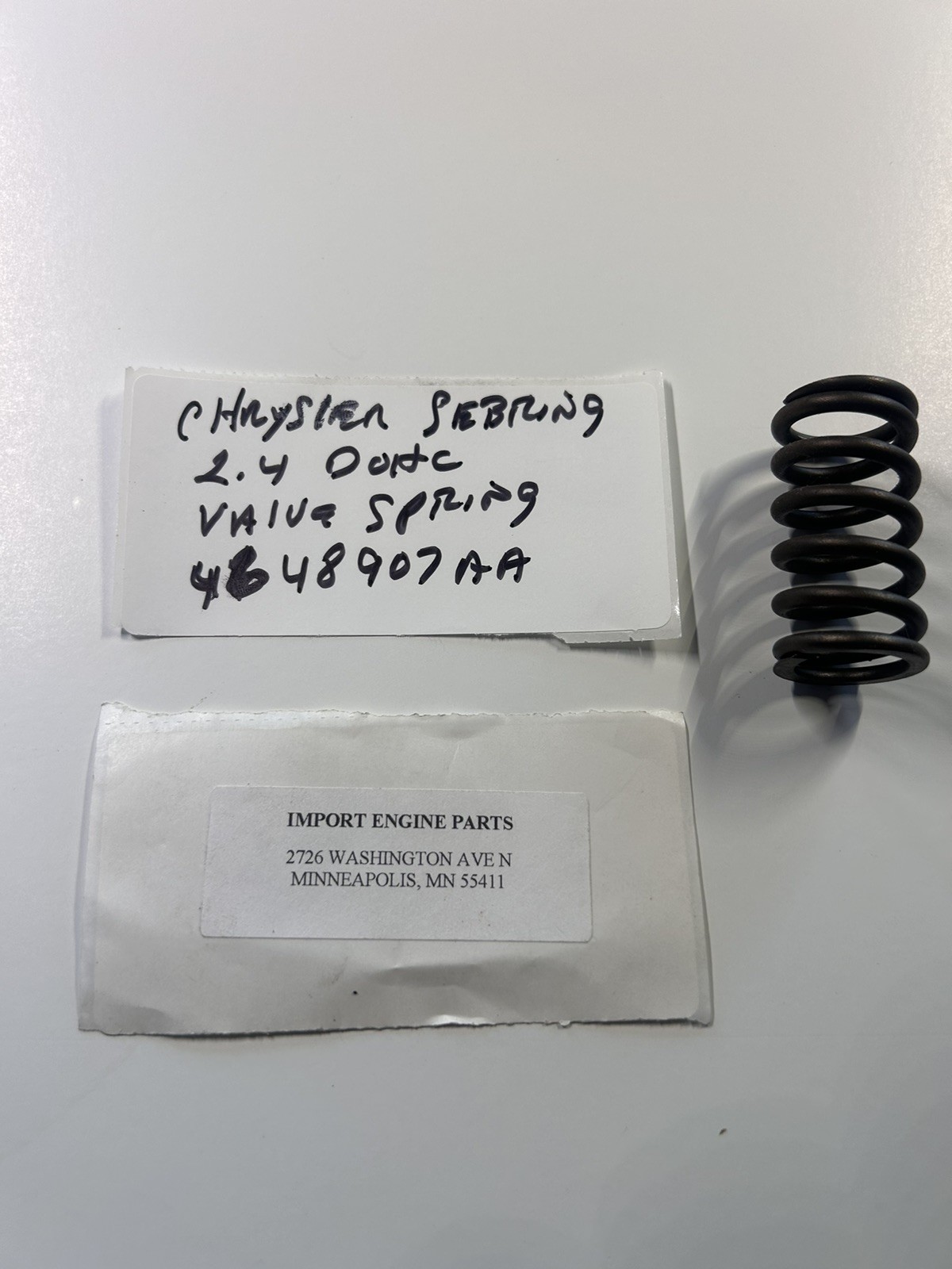 VALVE SPRING USED FITS Chrysler/Dodge 2429cc DOHC EDZ 1996-2006 4648907AA *USED*