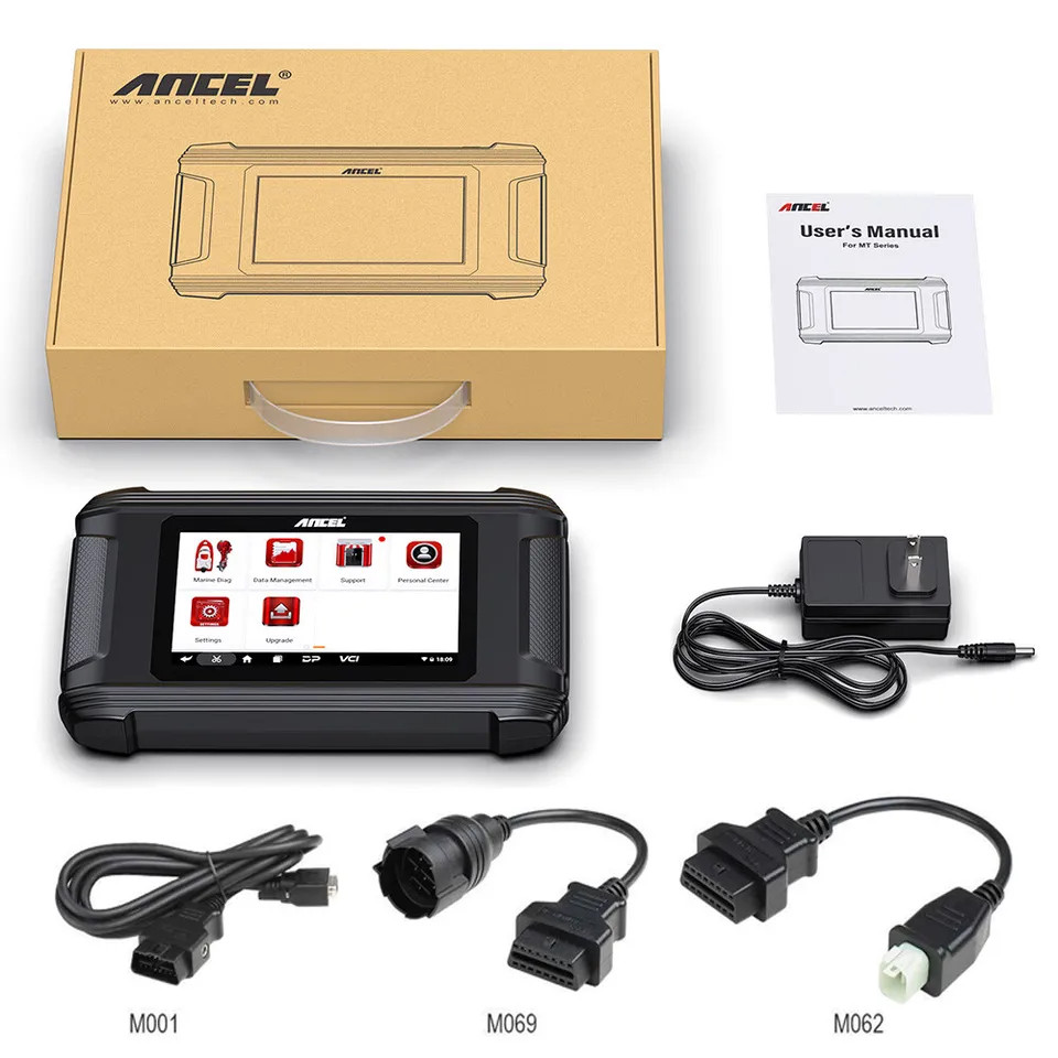 ANCEL MR500 Outboard Engine Marine Diagnostic Scanner For Mercury OBD Scan Tool
