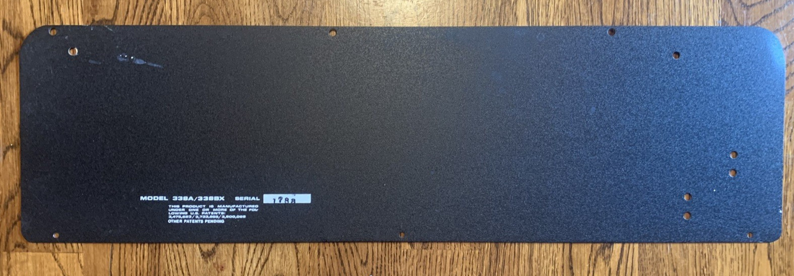 Moog LIBERATION  PANEL PLATE  Synthesizer  READ