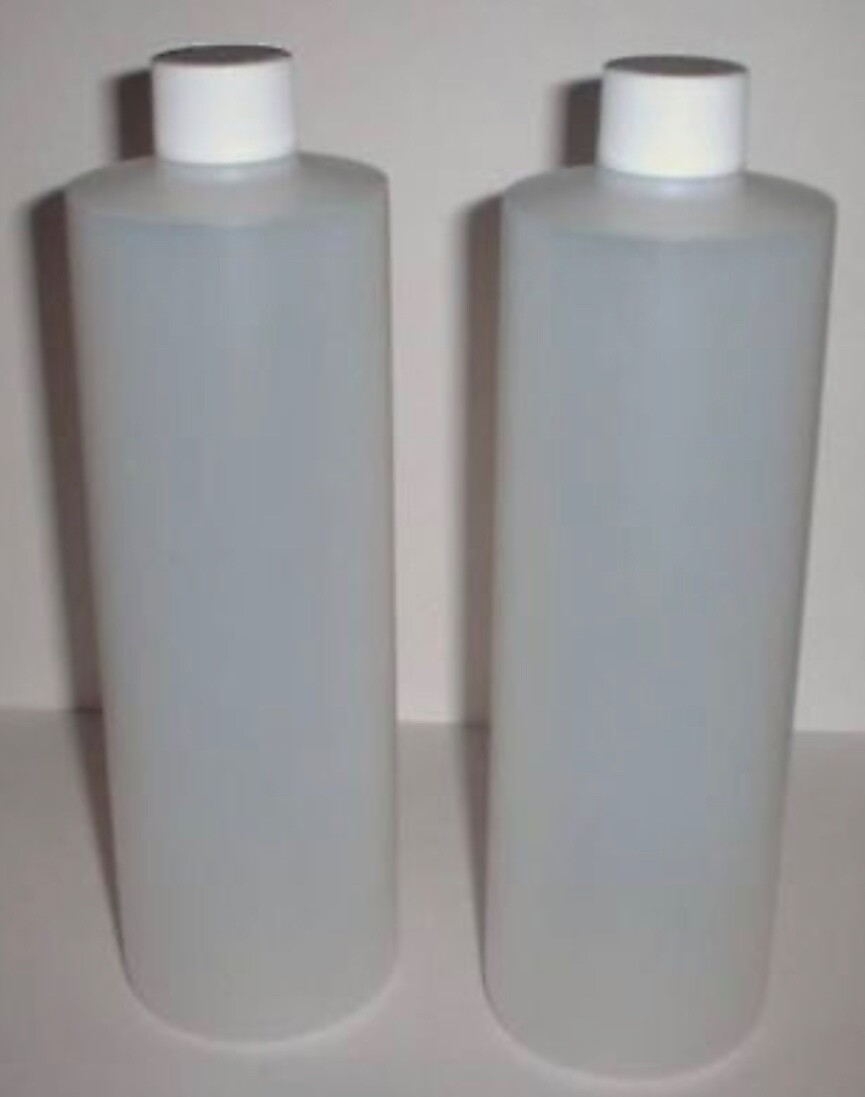 500 Bottles Case New 4 oz HDPE Plastic Cylinder Round with Caps lids bulk