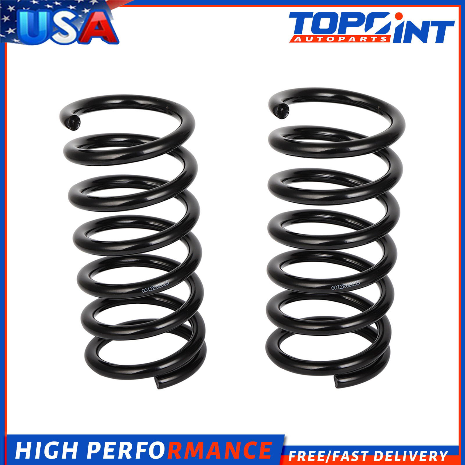 Set of 2 For 02-06 Nissan Altima 2004-2008 Maxima Rear Coil Springs Left & Right