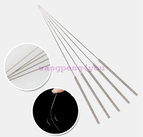 Acupuncture Single Spring Handle needles with guide tube 500 1000
