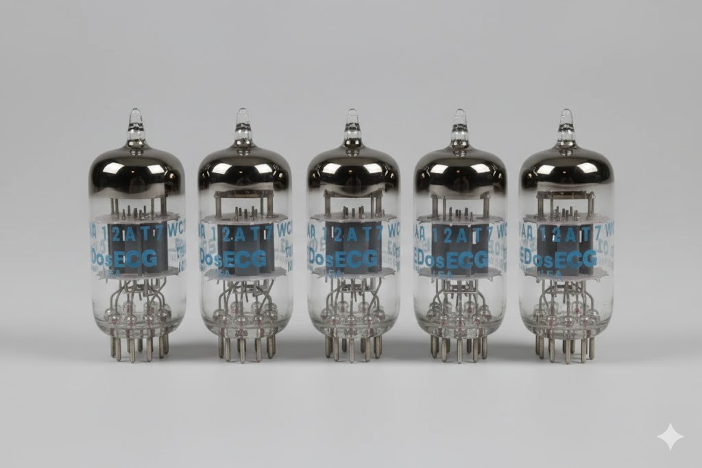 5x NOS Philips JAN 12AT7WC / 12AT7 / ECC81 Preamp Tubes 5 Pack Sleeve Free Ship