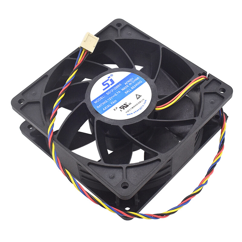 SJ SG121238BS 12cm CPU Cooling Fan For Antminer S9 S3 S4 S5 S7 Whatsminer M3