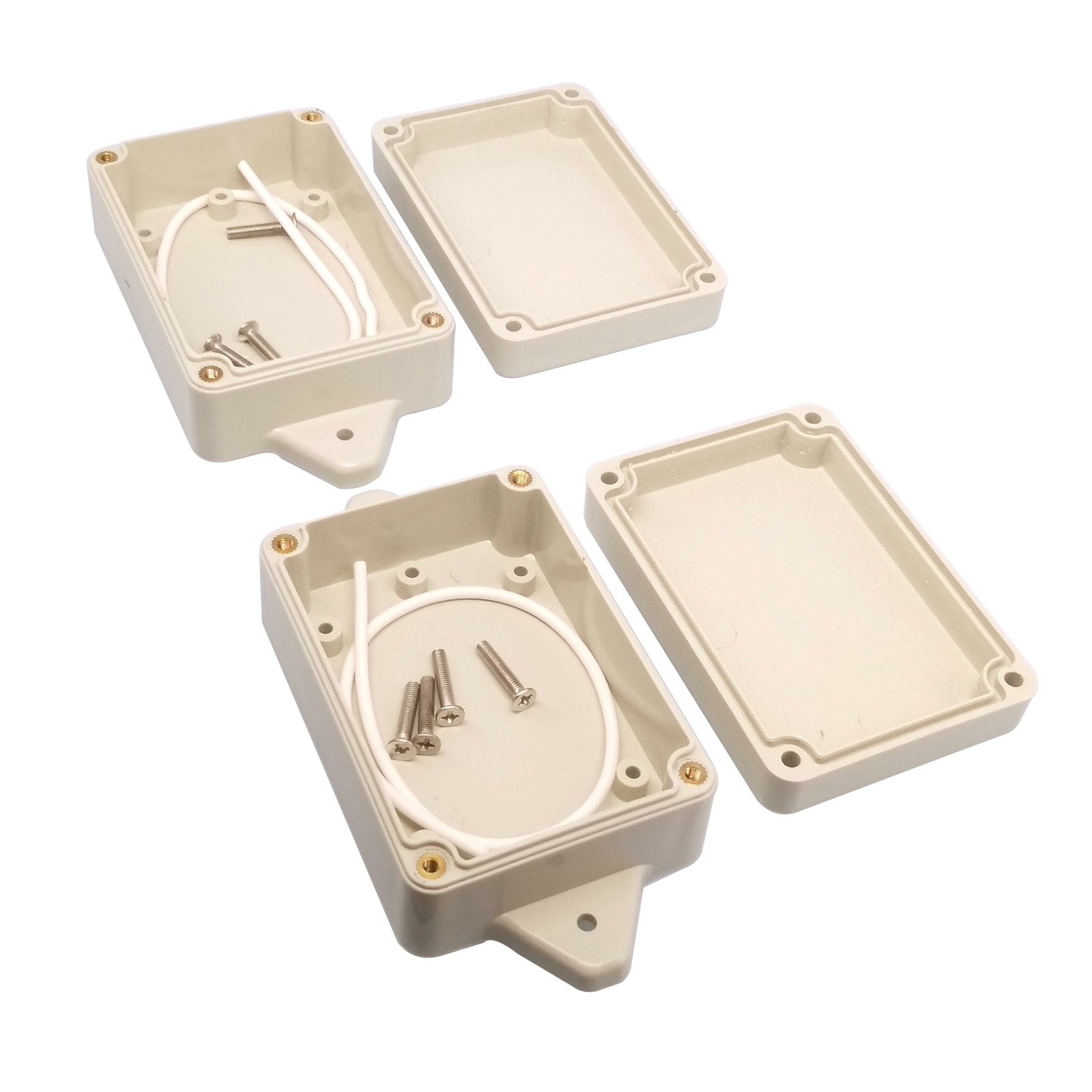 2pcs Plastic Project Box Electronic Enclosure Case DIY 35 x 58 x 83mm
