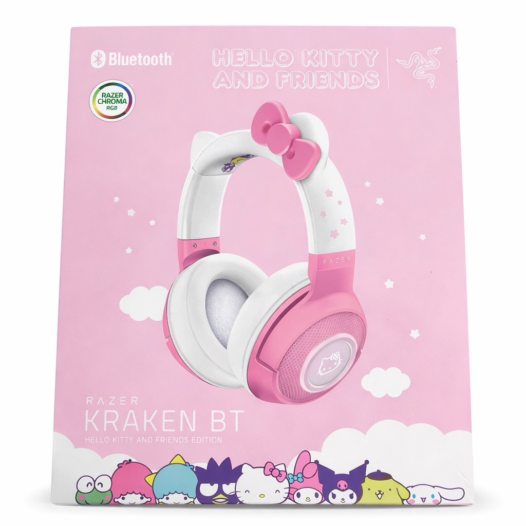 Razer Kraken BT Hello Kitty and Friends Edition Wireless Bluetooth Headset NEW