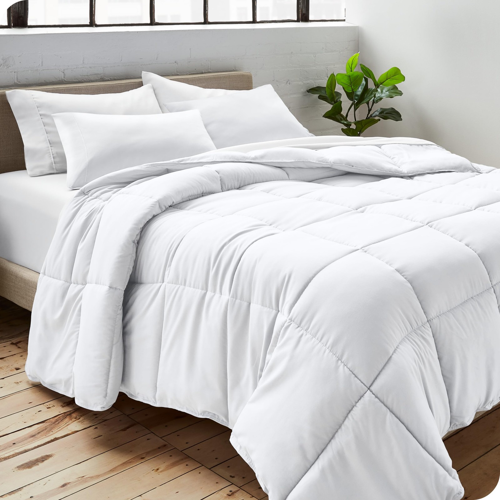 Bare Home Queen Duvet Insert 1800 Series Down Alternative Comforter