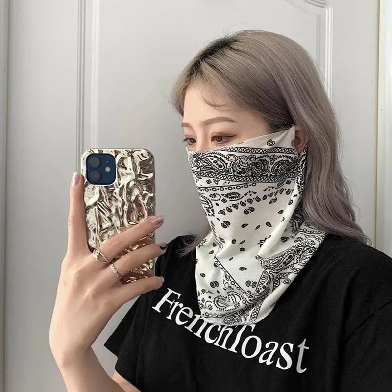 The New Summer Sun Mask Men And Women Hanging Ears Anti-Ultraviolet Half-Face